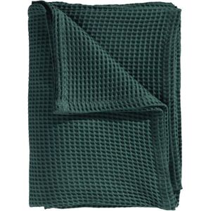 Heckettlane Wafel Plaid - 180x260 cm - Army Green