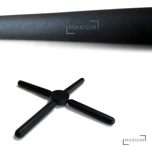 Maxium - Pannenonderzetter - 1 stuk - Opvouwbare pannenonderzetter - Zwart - Antraciet - Siliconen - Antislip - inklapbaar - Onderzetter voor pannen - Hittebestendig - Pannen & Potten - Waterbestendig - Afwasbaar - Duurzaam - Keukenbenodigdheden