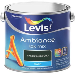 Levis Ambiance Lak Satin Mix - Shady Green C80 - 2,5 L