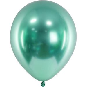 Ballonnen Glossy Groen - 50 stuks