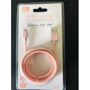 2m USB Kabel voor iPhone, iPad mini, ipad pro, iPod