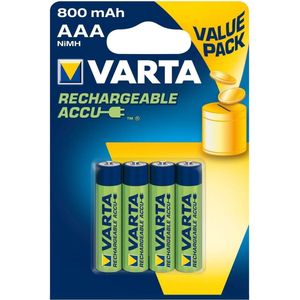 Varta Rechargeable Accu AAA 800 mAh BLS4