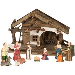 KERSTSTAL BLACK ZILVER hout - Design