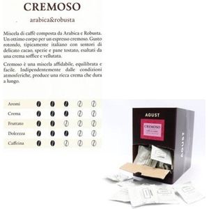 Caffè Agust box (150) ESE pods 7gr -Cremoso- 44mm