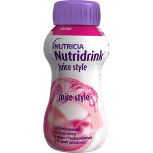 Nutridrink Juice style aardbei 200ml (4st)