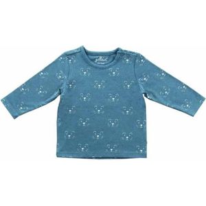 62/68 - Jollein longsleeve Little Lion Teal Maat 62/68