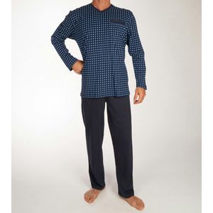Götzburg Pyjama lange broek - 664 Blue - maat XL (XL) - Heren Volwassenen - 100% katoen- 452179-4009-664-XL