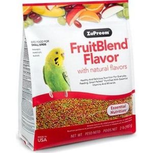 ZuPreem fruitblend parkieten voer - grasparkieten - 5 x 400 gr