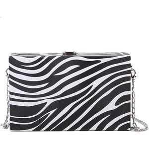 Schoudertas Dames - Woman Shoulder Box Bag - Zebra