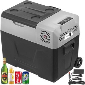 Draagbare Koelbox 50L met LCD-Display - Ideaal voor Reizen en Auto