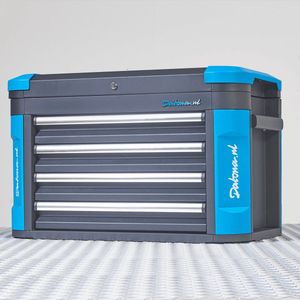 Datona® Gereedschapskist L - Premium serie - Blauw