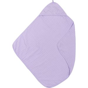 Meyco Baby Uni badcape - hydrofiel - soft lilac - 80x80cm