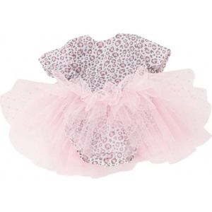 Götz poppenkleding voor pop van 33cm, balletpakje glitter tijgerprint en tule