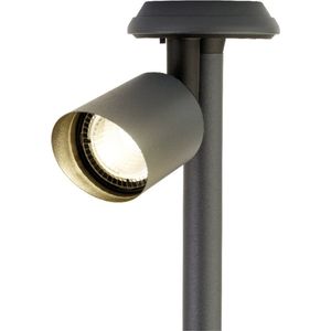 Solar spotlight/tuinpad verlichting op zonne-energie 25 cm - Prikspots tuinverlichting