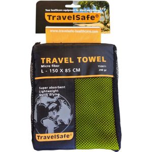 Travelsafe Traveltowel - Microfibre - 85x150cm - L - Groen