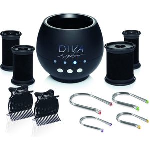 Diva Signature POD Set 1 Base, 16 Rollers Haarkrullenset -Hot Rollers- Haar Rollers