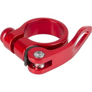 M-wave Zadelpenklem Clampy-qr 34,9 Mm Aluminium Rood