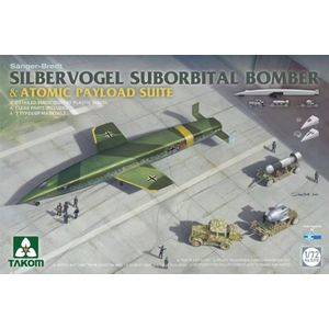 1:72 Takom 5018 Saenger-Bredt Silbervogel Suborbital Bomber & Atomic Payload Suite Plastic Modelbouwpakket