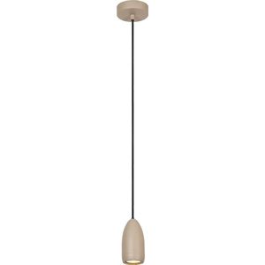 Lucide EVORA - Hanglamp - Ø 10 cm - 1xGU10 - Taupe