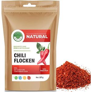 Natural Welt - Chili vlokken - 227 gram - FAMILY SIZE - kruiden & specerijen