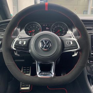 Golf 7 Premium Alcantara stuurhoes DSG GTI R Scirocco Passat Volkswagen – Rood