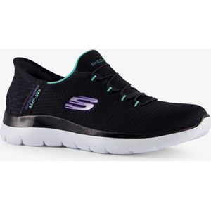 Skechers Slip-ins: Summits dames sneakers zwart - Maat 40 - Extra comfort - Memory Foam