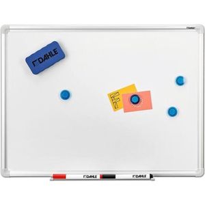Dahle Whiteboard Basic Board 96151 (b x h) 900 mm x 600 mm Wit Horizontaal- of verticaalformaat, Incl. opbergbakje
