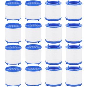16 stuks katoenen waterkraanfilterelementen voor drinkwaterkraan - keukenkranen en badkamerdouches - hoge kwaliteit .
