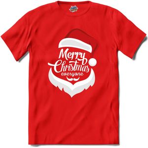 Merry christmas everyone! - T-Shirt - Heren - Rood - Maat XXL