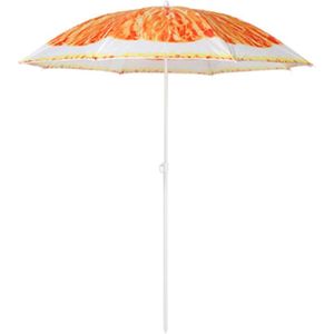 Strandparasol 180cm - Parasol met SINASAPPEL design - met UV bescherming 50+ - Makkelijk meenemen (100cm)