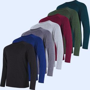 Sneldrogende Heren T-shirts Met Lange Mouwen Voor Workout En Hardlopen - Vochtafvoerend En Zonbeschermend