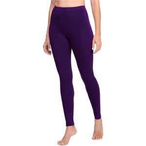 Ladeheid Dames Leggings - Sport - Vrijetijdsbroek - Lang - Viscose - LA-LA40-201-LE - Pruim - 38