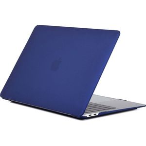 Mobigear Matte Case geschikt voor Apple MacBook 12 inch A1534 (2015-2017) Hoes Hardshell MacBook Case - Marineblauw