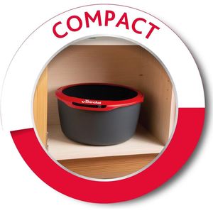 Naar: Spin & Clean Mopset - Compacte Emmer met Vileda