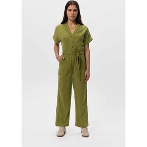 Sissy-Boy - Groene jumpsuit met reverskraag