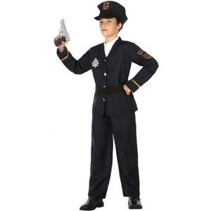 Politie agent verkleedset / carnaval kostuum voor jongens - carnavalskleding - voordelig geprijsd 128