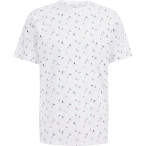 WE Fashion Heren slim fit T-shirt met dessin