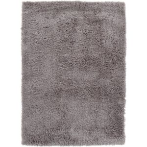 Vercai Rugs Soho Collectie - Hoogpolig Vloerkleed - Shaggy Tapijt voor Woonkamer - Polyester - Taupe - 80x150 cm