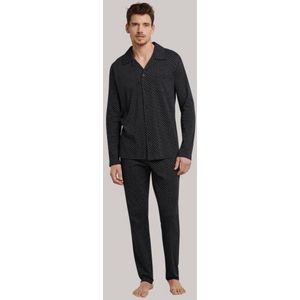 Schiesser - Dark Wonder - Pyjama - 168409 - Black Melange - 56