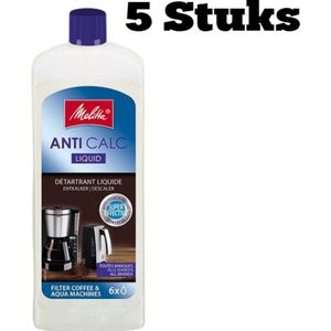 Melitta Ontkalker 250ml - 5 Stuks
