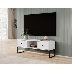 Meubella - TV-Meubel Lyndall - Wit - 115 cm