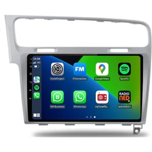 Volkswagen Golf 7 CarPlay | 2012 t/m 2020 | Android Auto | Zilver