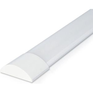 HOFTRONIC - LED Batten 120cm - 30W 4800 Lumen - 6400K Daglicht wit - Samsung LED Chips - LED TL Armatuur - Geïntegreerde LED Buis - Voor werkplaats, schuur en als onderbouwverlichting - Incl. montageklemmen & quick connector - 5 jaar garantie