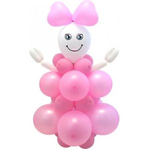 Doe het zelf ballon set geboorte meisje