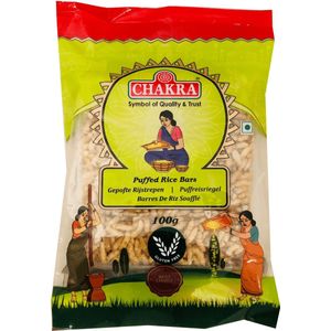 Chakra - Gepofte Rijst Repen - Puffed Rice Bars - 3x100 g