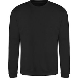 Vegan Sweater met lange mouwen 'Just Hoods' Jet Black - 4XL