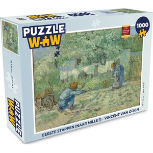 Puzzel Eerste stappen (naar Millet) - Vincent van Gogh - Legpuzzel - Puzzel 1000 stukjes volwassenen