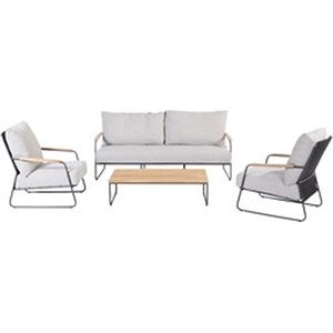 Balade stoel bank loungeset 4 delig antraciet 4 Seasons Outdoor