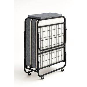 Nessa® - 120x200 Vouwbed/Logeerbed met Koudschuim HR45 14 cm Matras