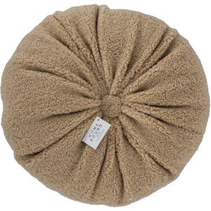 Teddy Kussen - Ø40 cm - Zandkleurig